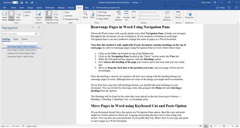 How to move pages in word to a new document horizondelta
