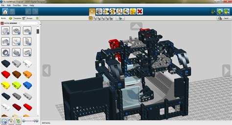 How to move pieces up or down in the Lego Digital designer …