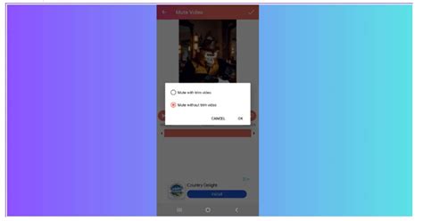 How to mute voice in video