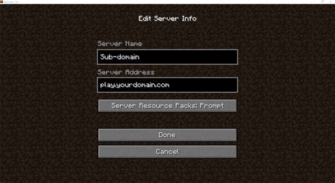 How to name your minecraft server