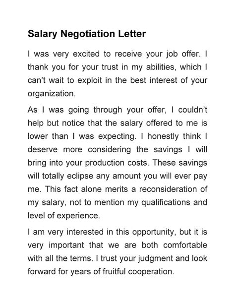 How to negotiate an increase in salary