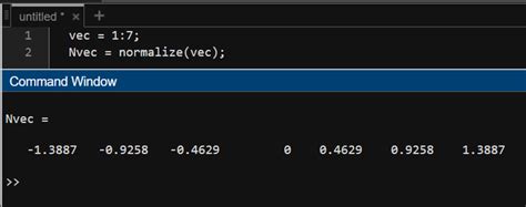 How to normalize data in matlab