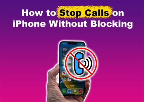 How to not receive calls on iphone without blocking.  By using this mode, you can...