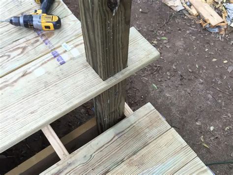 How to notch decking around a post Howchoo