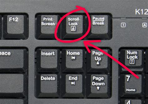 How to off scroll lock in keyboard