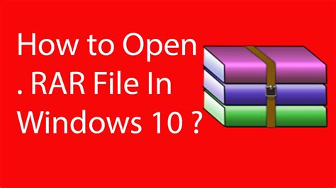 How to open a .rar file. WinRAR: Open RAR Files. 2. Click on the "Extract To" icon at the top of the WinRAR window and choose a destination folder, (this is the folder where you want to save the contents of the RAR file) click OK. The extracted file (s) can now be found in the folder where you saved them. WinRAR: Open and Extract RAR Files. 