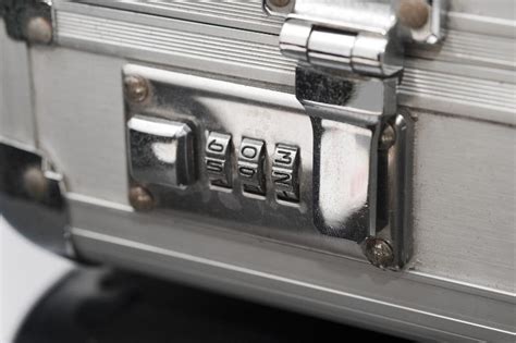 How to open a briefcase lock without the combination