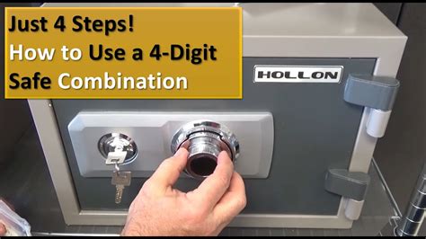 How to open a combination safe lock with 4 numbers.  Learn how to unlock a combination lock ...
