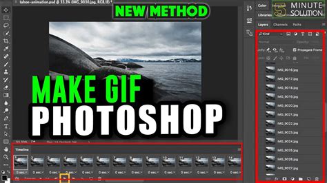 How to open a gif in photoshop