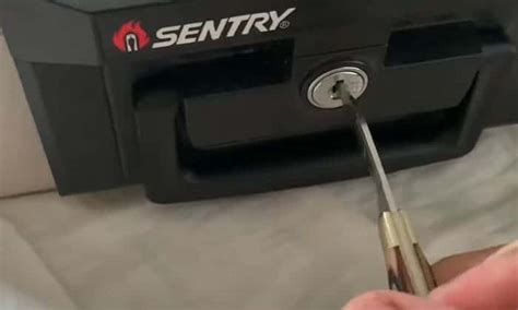 Step by Step instructions for how to open a Sentry®Safe fire safe that uses an electronic keypad, fingerprint scanner, and dual key override locking feature..... 