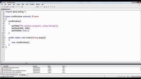 How to open a window in java