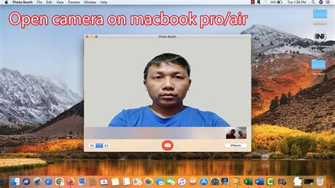 How to open camera in macbook air