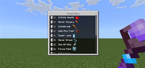 How to open cheat menu in minecraft