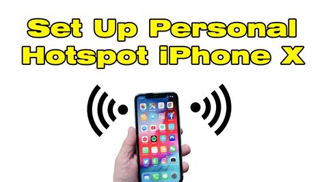 How to open hotspot in iphone x