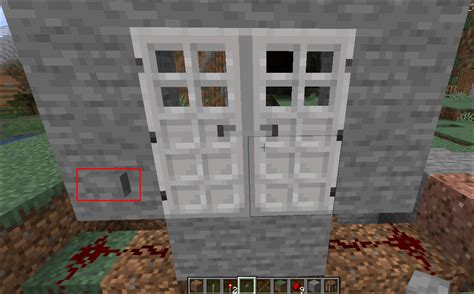 How to open iron doors in minecraft