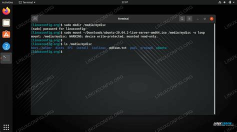 How to open iso file in linux