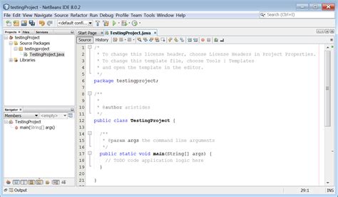 How to open java project in netbeans