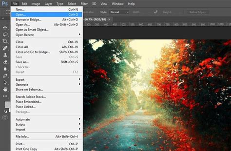 How to open jpeg file in photoshop