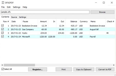 How to open ofx file. .  ...