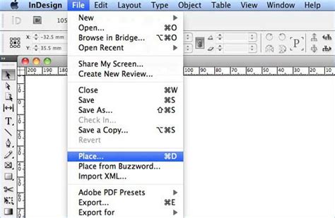 How to open pdf file in indesign