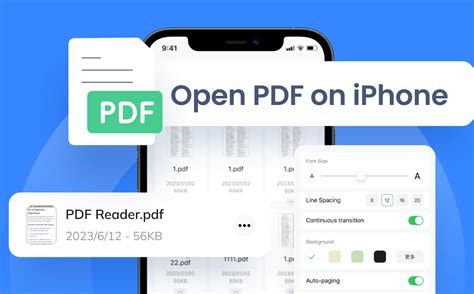 How to open pdf in iphone