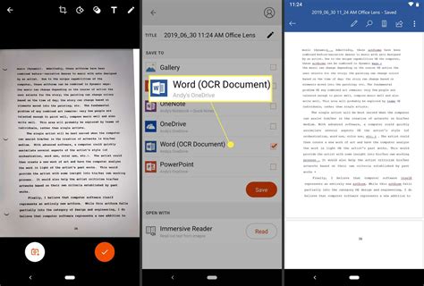 How to open scanned documents in word