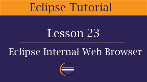 How to open web browser in eclipse
