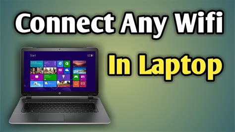 How to open wifi in laptop