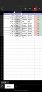 How to open xls file in iphone