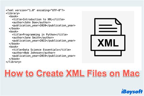 How to open xml in mac