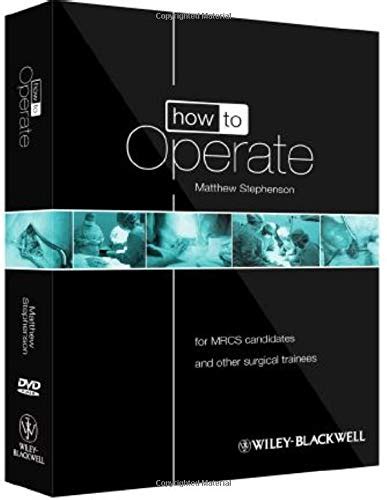 How to operate for mrcs candidates and other surgical trainees includes 3 dvds. - Craftsman 675 series 21 lawn mower manual.