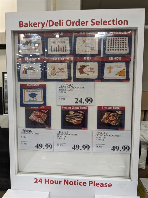 How to order sheet cake and platters from Costco Save Money in Winnipeg