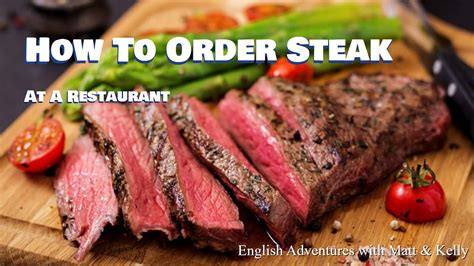 How to order steak in english
