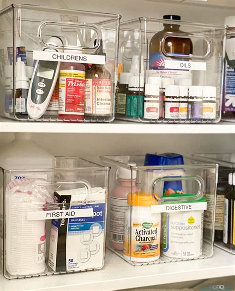 How to organize medication storage