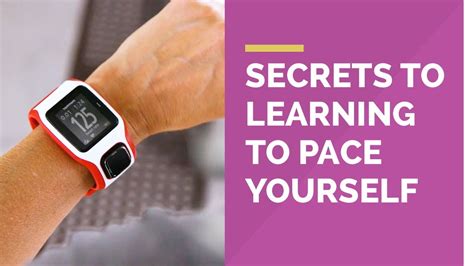 How to pace yourself running beginner.  Here's everything you need to know about...