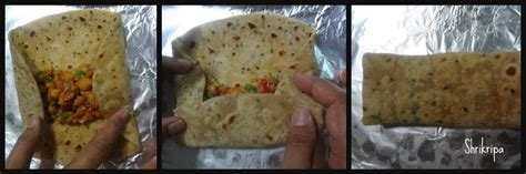 How to pack chapati in aluminium foil