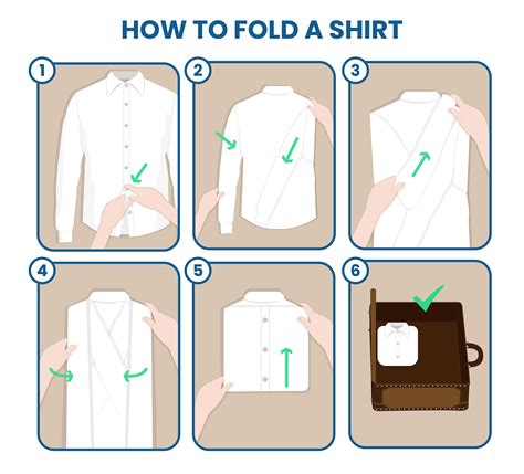 How to pack shirts in a suitcase