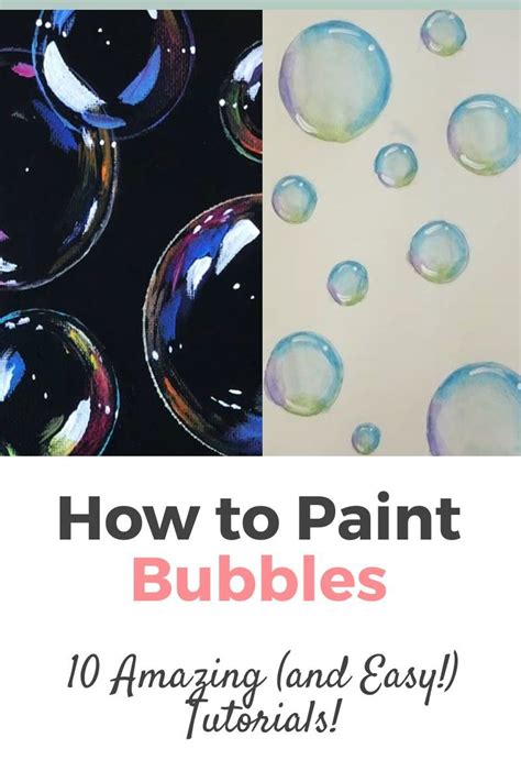 How to paint bubbles in watercolor