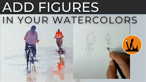 How to paint figures in watercolour