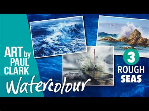 How to paint rough seas in watercolour