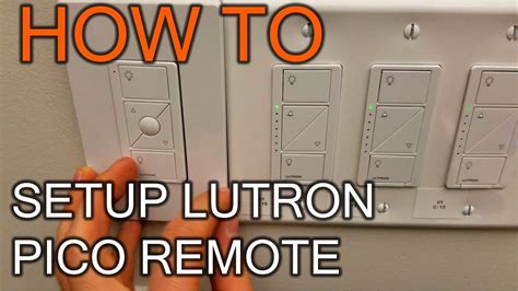 7 Des 2019 ... ... how to pair a Lutron Caseta Pico Remote to your Lutron Caseta light switch. You can pair a pico remote to a Lutron Caseta smart light switch .... 