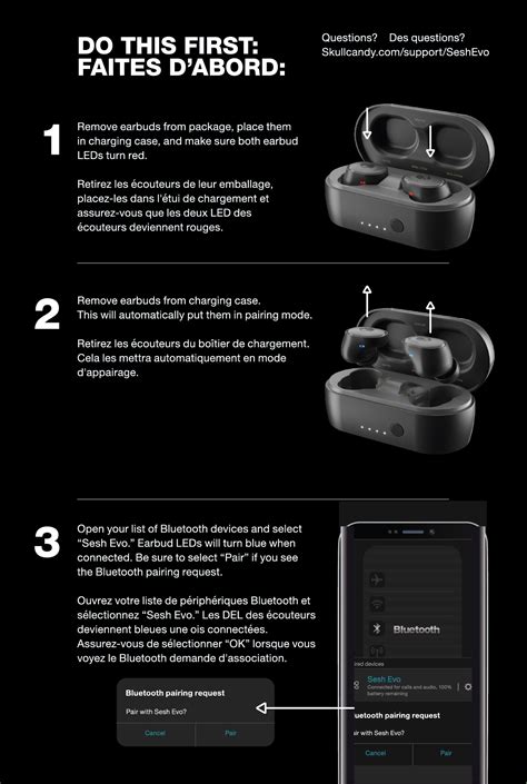 How to pair sesh evo earbuds together. Having difficulties in pairing your brand new Skullcandy Sesh Evo Earbuds to your Android phone for the first time? Wondering how to connect the Skullcandy S... 