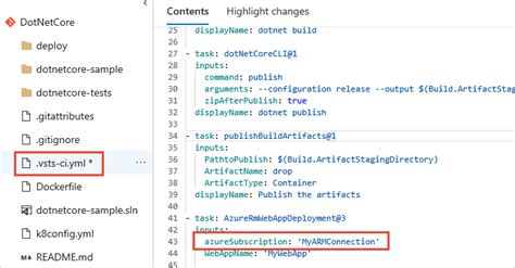 How to parametrize azureSubscription in azure devops template …