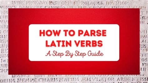 How to parse in latin