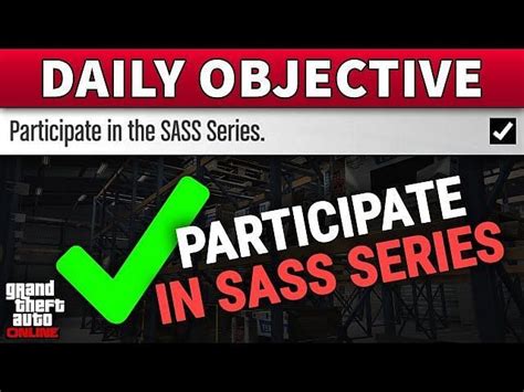 How to participate in GTA Online SASS series daily objective