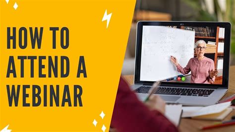 How to participate in a live webinar