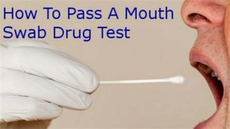 How to pass mouth swab test in 12 hours. A common collection method is to use a swabstick with an attached sponge or absorbent pad to swab the inside of the cheek or under the tongue. Other collection methods include spitting, draining, and suction to gather saliva for testing. A mouth swab drug test may be conducted on-site, including in an office or at the scene of an accident, … 