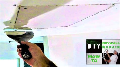 How to patch a hole in the ceiling. 30 May 2019 ... This is the easiest way to fix a hole in a wall or ceiling step by step. I will show you the best way to fix repair small or large holes in ... 