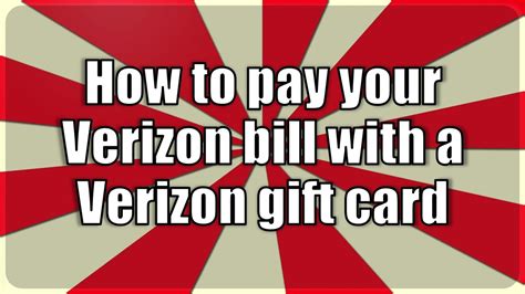 How to pay verizon bill with gift card. Things To Know About How to pay verizon bill with gift card. 