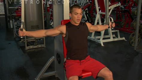 How to perform a pec fly exercise YouTube